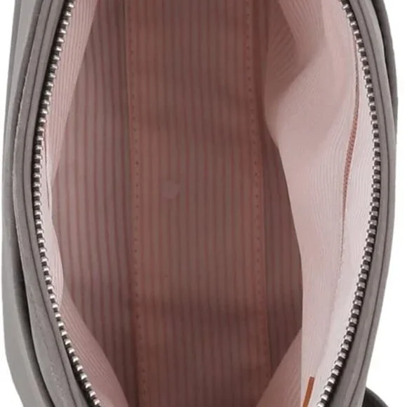 Leather Crossbody Purse Womens 11.5x3x11 Zippered Shoulder Bag Travel Organizer - Picture 2 of 4